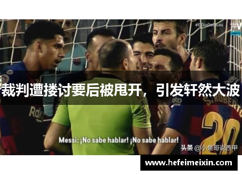 裁判遭搂讨要后被甩开，引发轩然大波